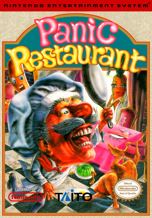 Panic Restaurant (USA) box art